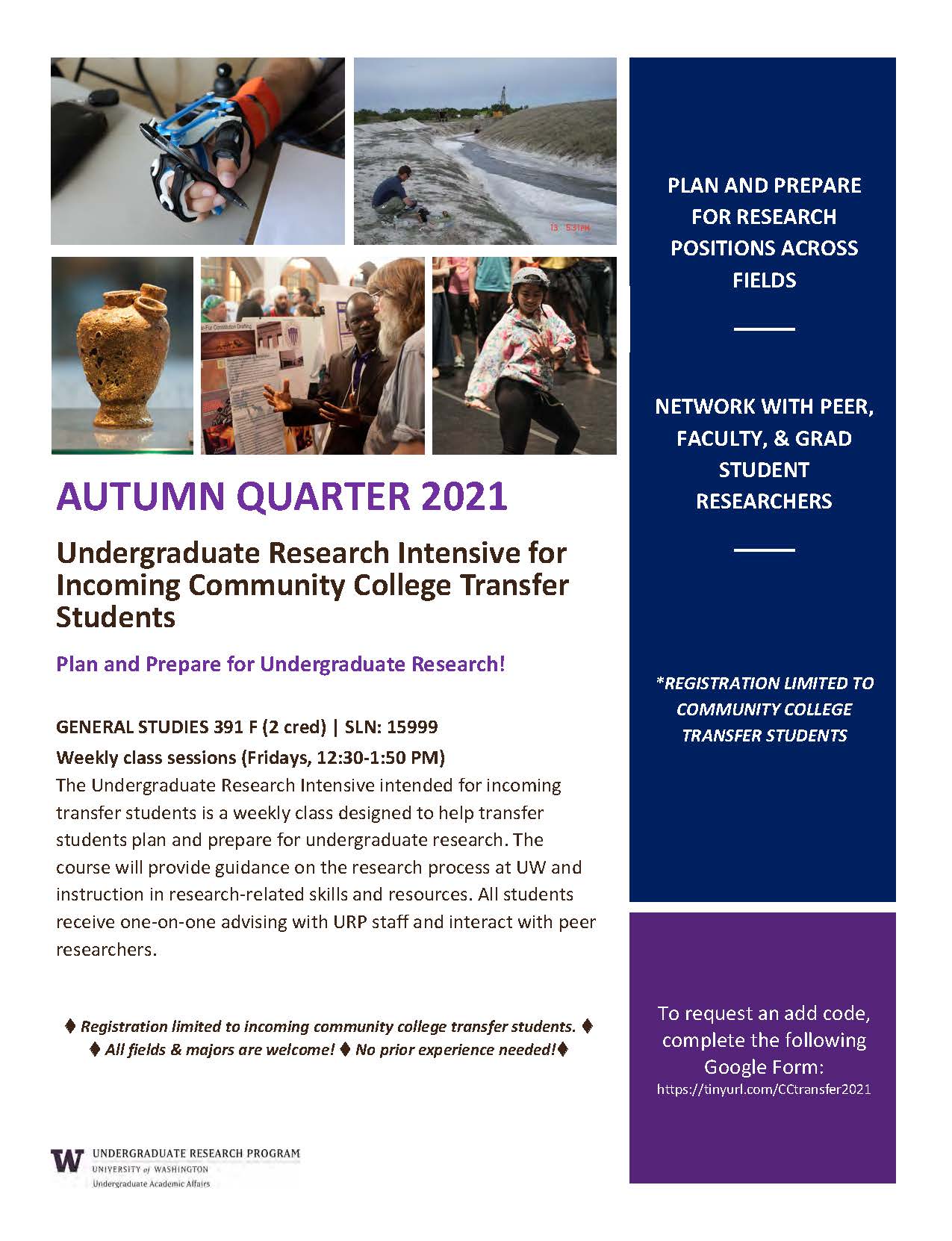 Autumn 2021 Transfer Course General