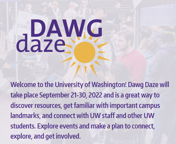 Dawg Daze | Department of Political Science | University of Washington