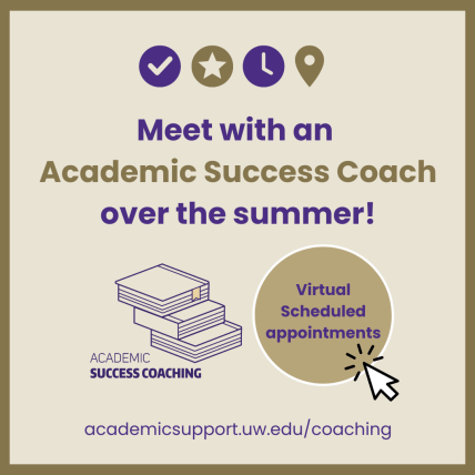 Academic Success Coaching Summer 2024 Academic Success Coaching Summer 2024