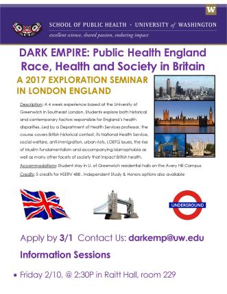 Dark Empire Info Session Flyer