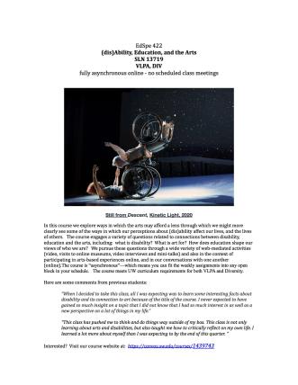 EDSPE 422 Spring 2021