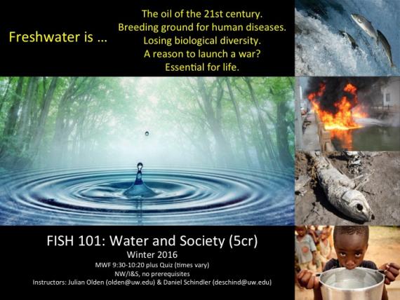FISH 101 - Water & Society Flyer