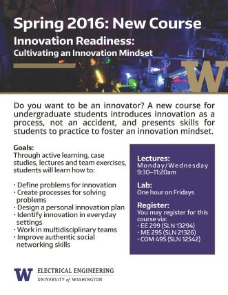 spr16 innovation readiness course department of political science define flyer