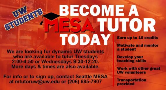 Become a MESA Tutor