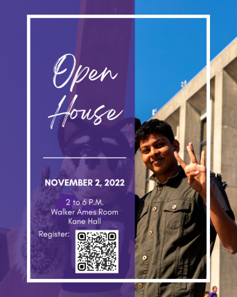 QR Code for Registration of Open House