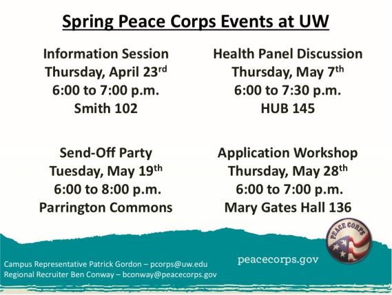 Peace Corps Events
