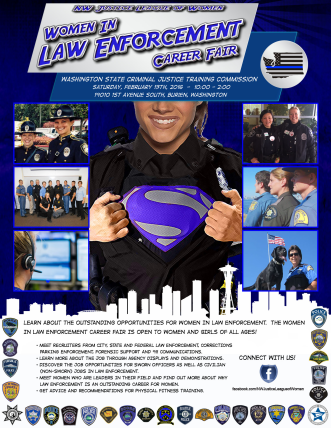 women in law enforcement career fair saturday february 13th 2016 support police flyer