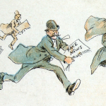 "Fake News" (Political Cartoon, 1895)