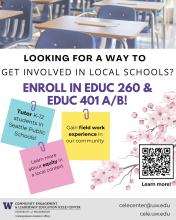 CELE k-12 tutors flyer spring 2026