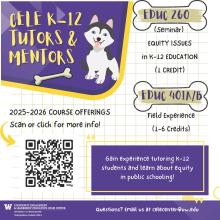 EDUC 401 and 260 flyer
