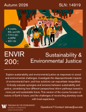 ENVIR 200 course flyer