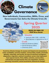 ENVIR-SMEA 201 Flyer