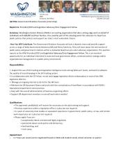 Government Relations Internship Description