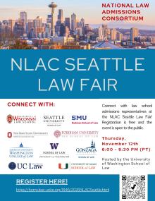NLAC Seattle Law Fair Flyer 2026