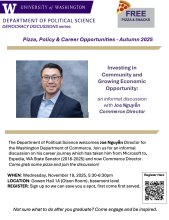 Political Science Policy & Pizza, November 19th
