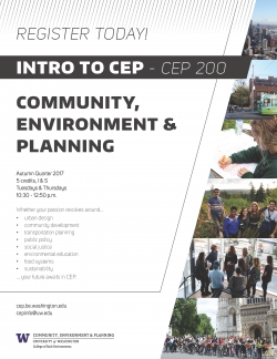 Intro to CEP - CEP 200: Community, Environment & Planning