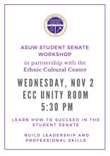 ASUW Student Senate Workshop - November 2