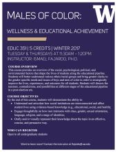 EDUC 351: Males of Color
