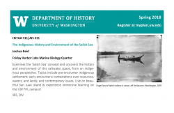 Indigenous History and Environment of the Salish Sea