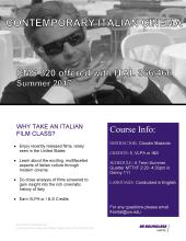 ITAL 366 Flyer Summer 2017