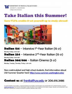 Italian Course Summer 2017
