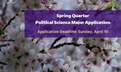 Political Science Major Application - Spring 2016