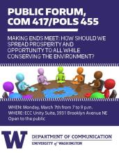 Flyer for public forum 