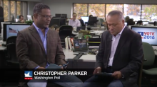 Professor Christopher Parker with Enrique Cerna