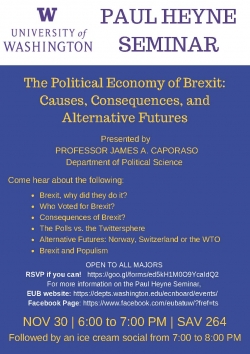Flier of event on brexit