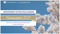 2021 Political Science UW Convocation
