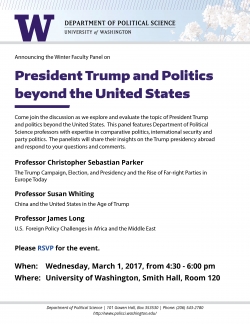 Winter 2017 Faculty Panel: Trump & Politics beyond the United States