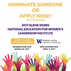2017 Alene Moris NEW Leadership Institute Flyer