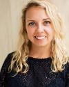 Head shot of blonde woman, Julia Wejchert