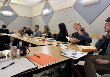 Class studying the wealth of nation