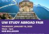 2026 Study Abroad Fair flyer