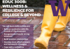 EDUC 300B: Wellness & Resilience for College & Beyond 