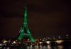 The Eiffel Tower Is Illuminated in Green to Celebrate Paris Agreement's Entry into Force The Eiffel Tower Is Illuminated in Green to Celebrate Paris Agreement's Entry into Force