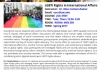 JSIS 478H LGBTI Rights in International Affairs Flyer