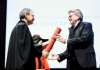 Prof. Lance Bennett receiving honorary doctorate University of Bern