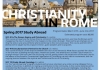 Sociology in Italy: Christianity in Rome - Flyer