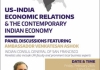 US-India Economic Relations Panel Discussion flyer