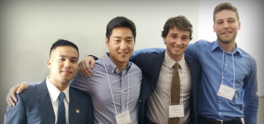 Peter (Paul) Camacho, Byung-Hee (Daniel) Keum, Tyler Lincoln, and Devin Edwards