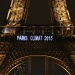 "Paris Climate 2015" - Eiffel Tower
