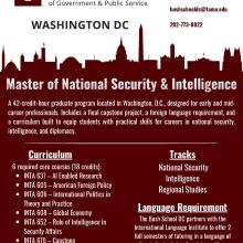 Bush School DC Flyer, Page 1